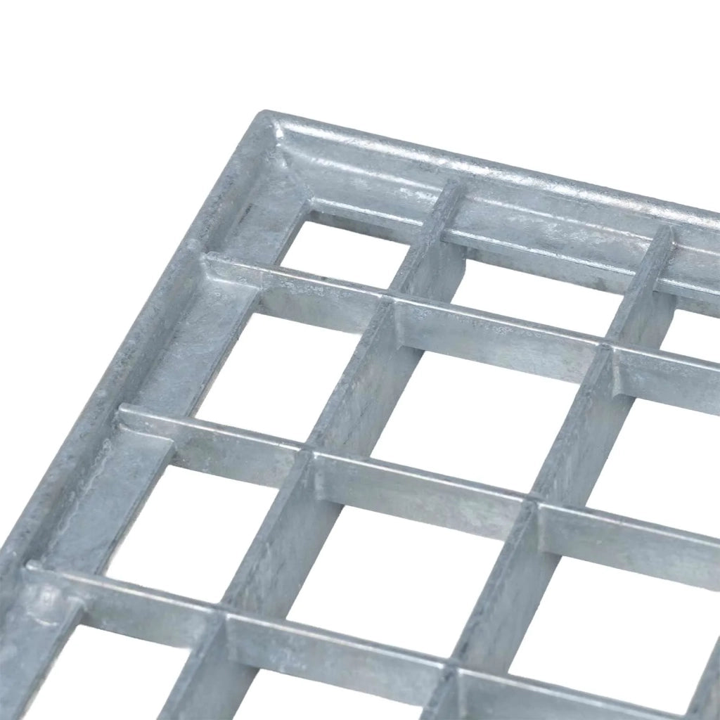 Grata Argento 60 x 40 x 2 cm Acciaio Zincato a Caldo CFW5727587
