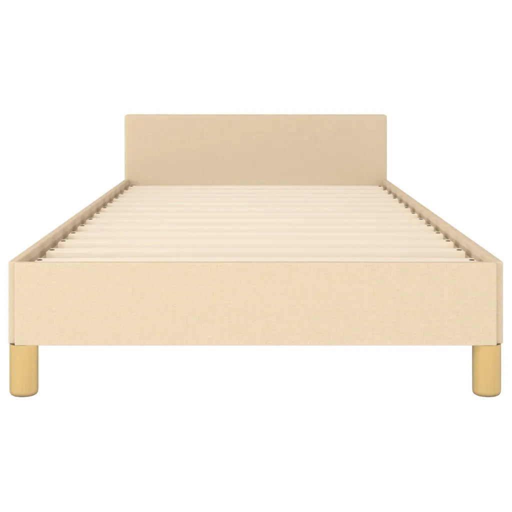Giroletto senza Materasso Crema 100x200 cm in Tessuto