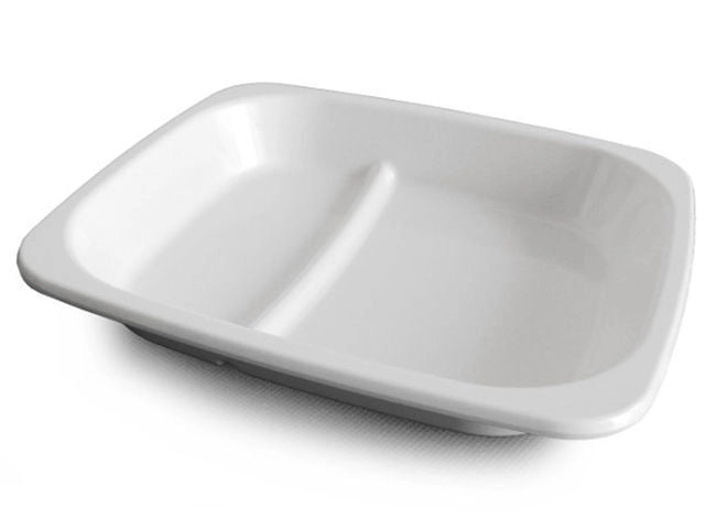 Cartaffini V05500bb Piatto Melamina 2 Scomparti Bianco