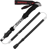 Bastone da Trekking Opzionabile 130 cm - Asta Telescopica - Peso Ultraleggero 260 g - Cinturino Regolabile - Inclusa Tasca Porta - Punta in Gomma - Bastone da Trekking