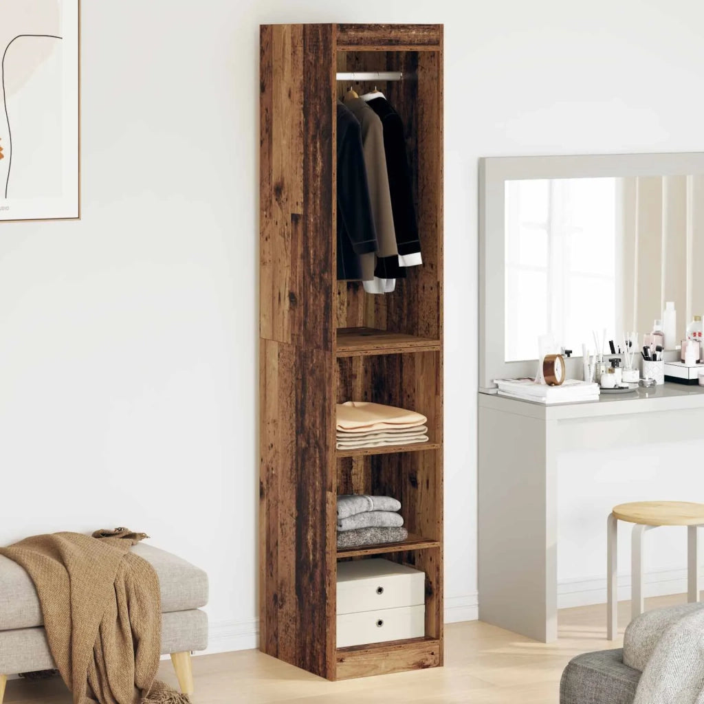 Guardaroba con lo scaffale Legno vecchio 41 x 48 x 102 cm CFW8767943