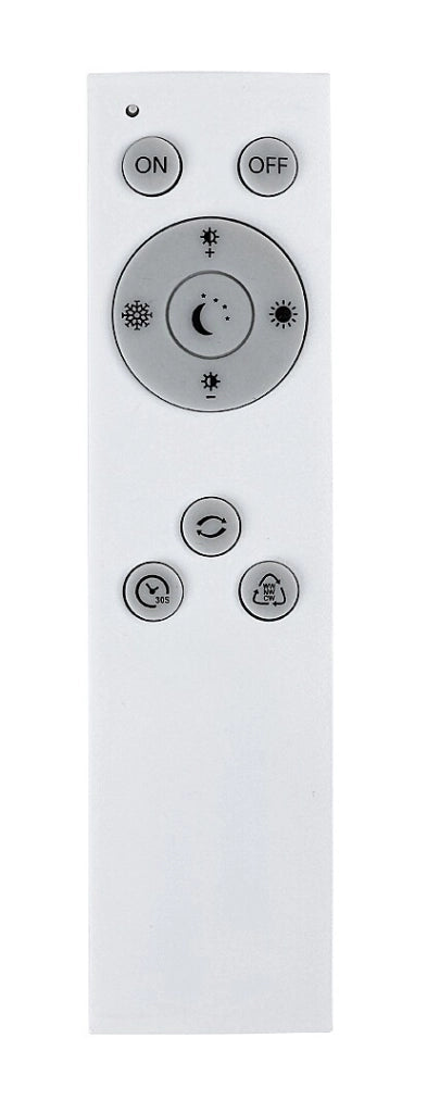 Plafoniera LED Rabalux Gandor 39cm 24W CCT nero rotonda