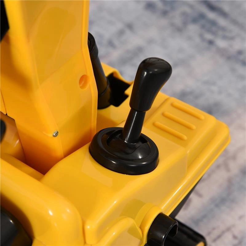 ESCAVATORE RUSPA GIOCATTOLO CAVALCABILE PER BAMBINI MAX. 30 KG