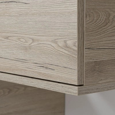 Cassettiera su ruote 58 cm colore rovere
