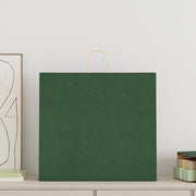 Sacchetti di Carta 250 pz con Manici Verdi 54x15x49 cm 4101738