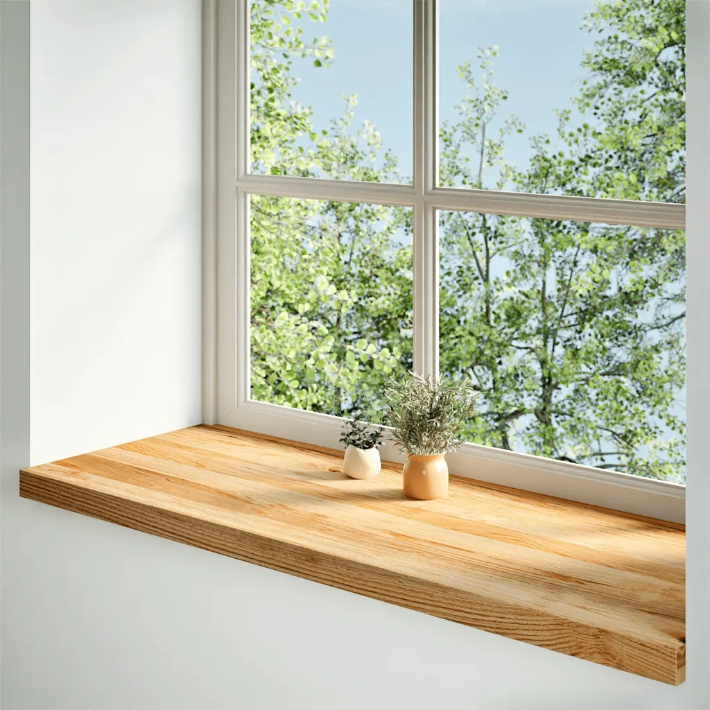 vidaXL Davanzali 2 pz Marrone Chiaro 100x40x2 cm Legno Massello Rovere