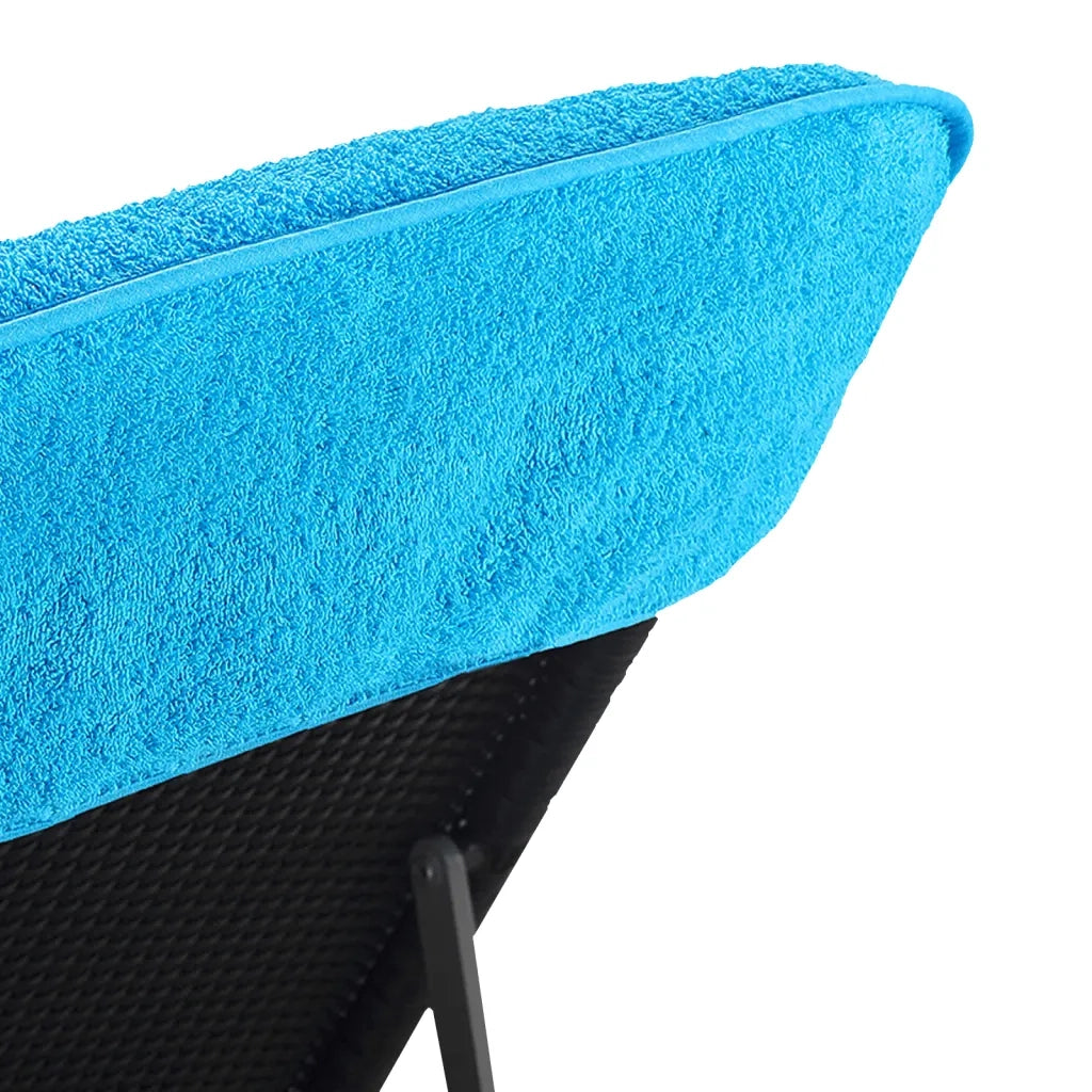 Asciugamani da Spiaggia 2 pz Turchese 60x135 cm Tessuto 400 GSM CFW9564505