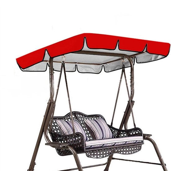 Ombrellone da giardino con protezione UV, impermeabile e impermeabile, dimensioni 164*114*15cm, colore rosso