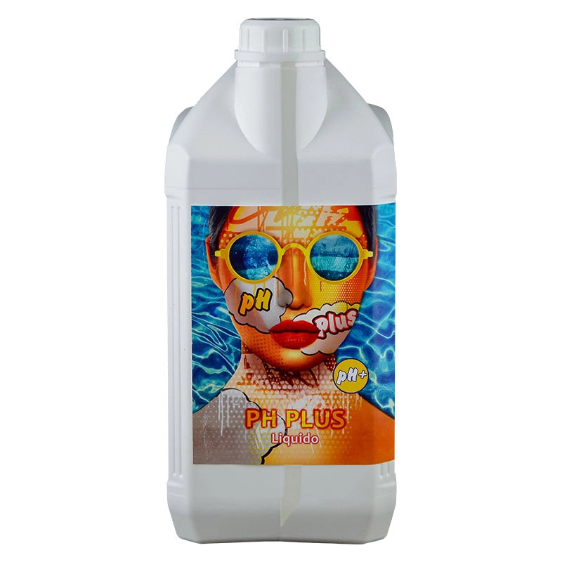 Correttore Ph Plus Liquido Piscina, Confezione Da 5 Kg
