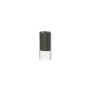Paralume vetro trasparente tubo nero 15 cm Nowodvorski Cylinder S