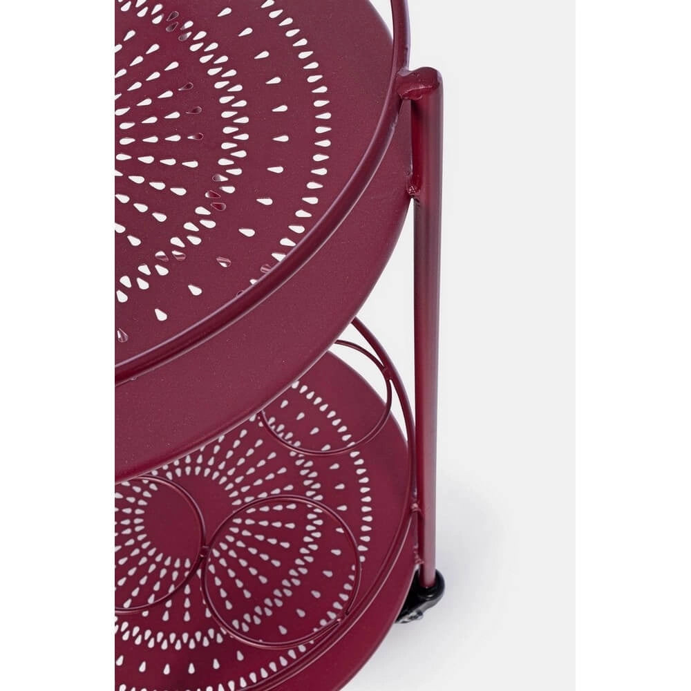Carrello Portabottiglie da Esterno in Acciaio con Ruote - RUGGED