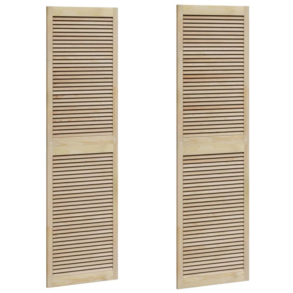 Porta per Armadio con porta 2 pcs Naturale 201 x 2,1 x 59,5 cm 42019277