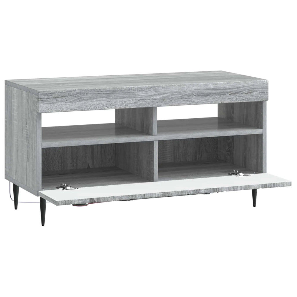 Mobile TV LED Sonoma grigio Legno ingegnerizzato 896561
