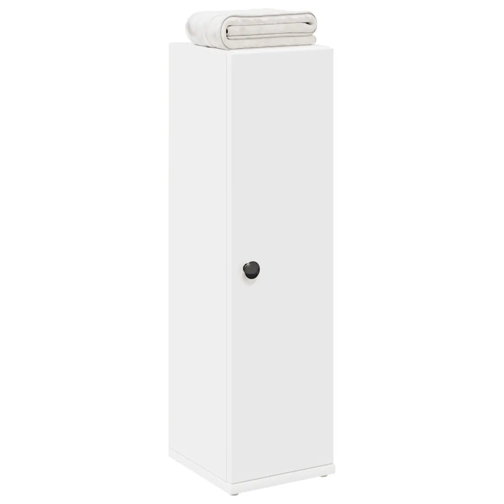 Mobile da Bagno | Armadio da bagno con Portarotolo Bianco 20,5x22x72 cm