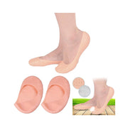 Trade Shop - Coppia Calzini Salvapiede In Silicone Gel Antiscivolo Taglia Unica Traspiranti -