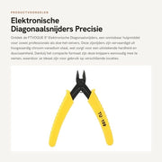 Taglierino elettronico per cavi - Precisione - 5 pollici - Manuale - Adatto per tagliare cavi - Blu