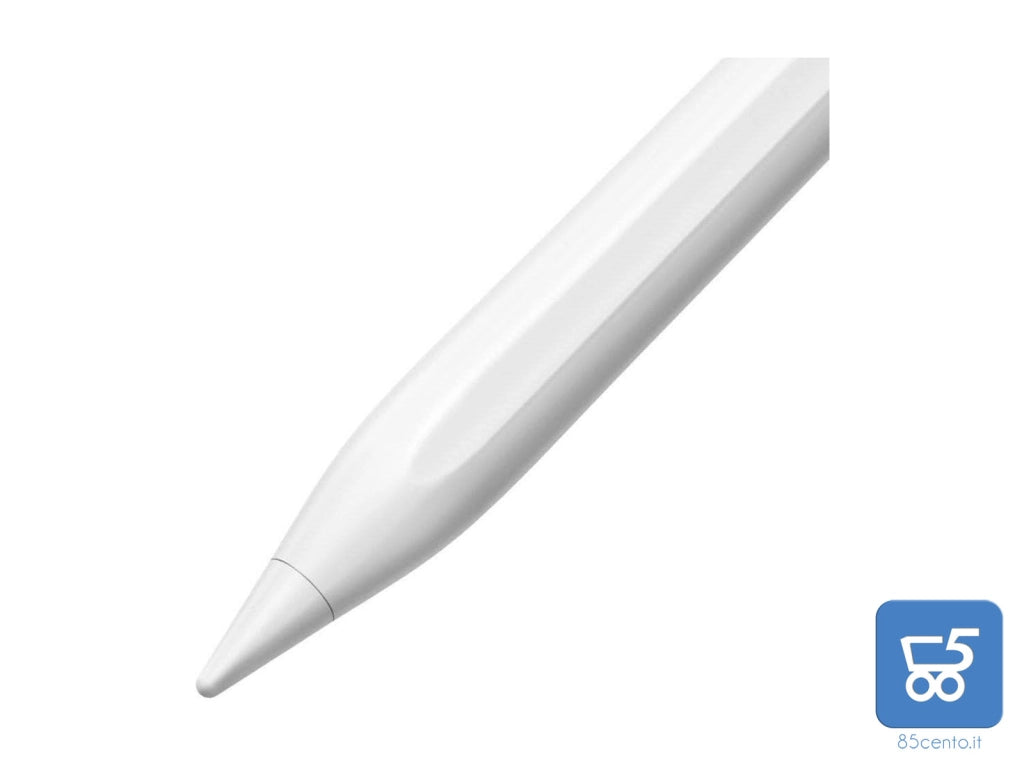 Baseus penna capacitiva Smooth Pencil con cavo Type-C 3A 0.5mt bianca punta fine ACSXB-B02 per Ipad