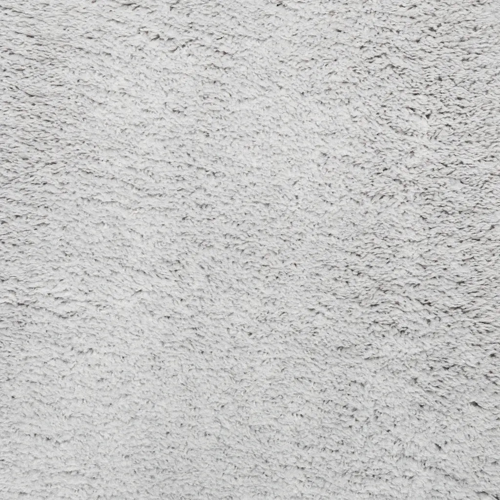 Tappeto a Pelo Corto HUARTE Morbido e Lavabile Grigio 120x120cm 375075
