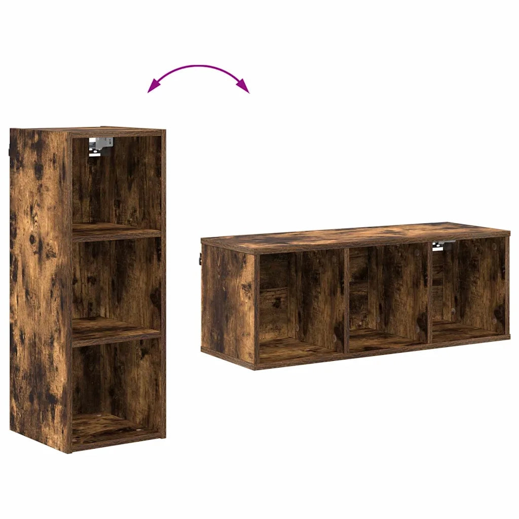Armadio pensile Rovere fumé 30 x 29,5 x 80 cm Legno multistrato 884438