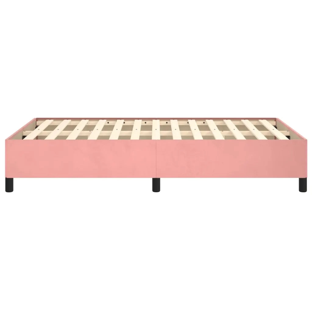 Giroletto-Struttura Letto Rosa 120x200 cm in Velluto 577294