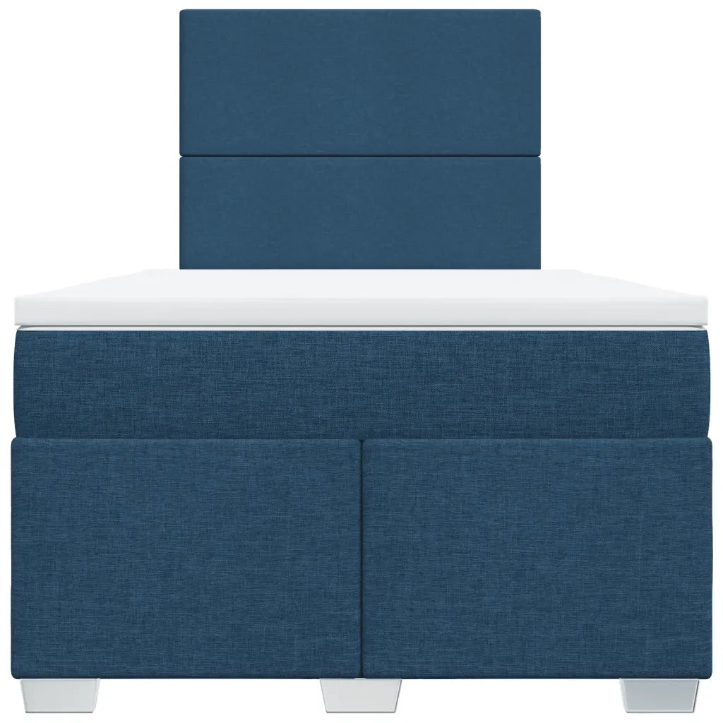 Giroletto a Molle con Materasso Blu 120x200 cm in Tessuto 3290454