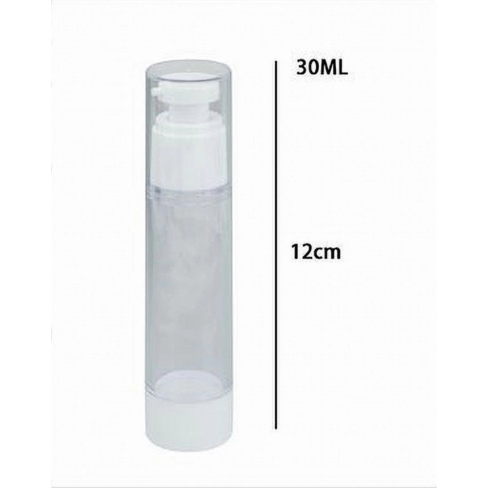 Trade Shop - Set 2pz Bottiglia Da Viaggi Vuota Flacone Con Pompa Airless Per Creme 30ml 79406 -