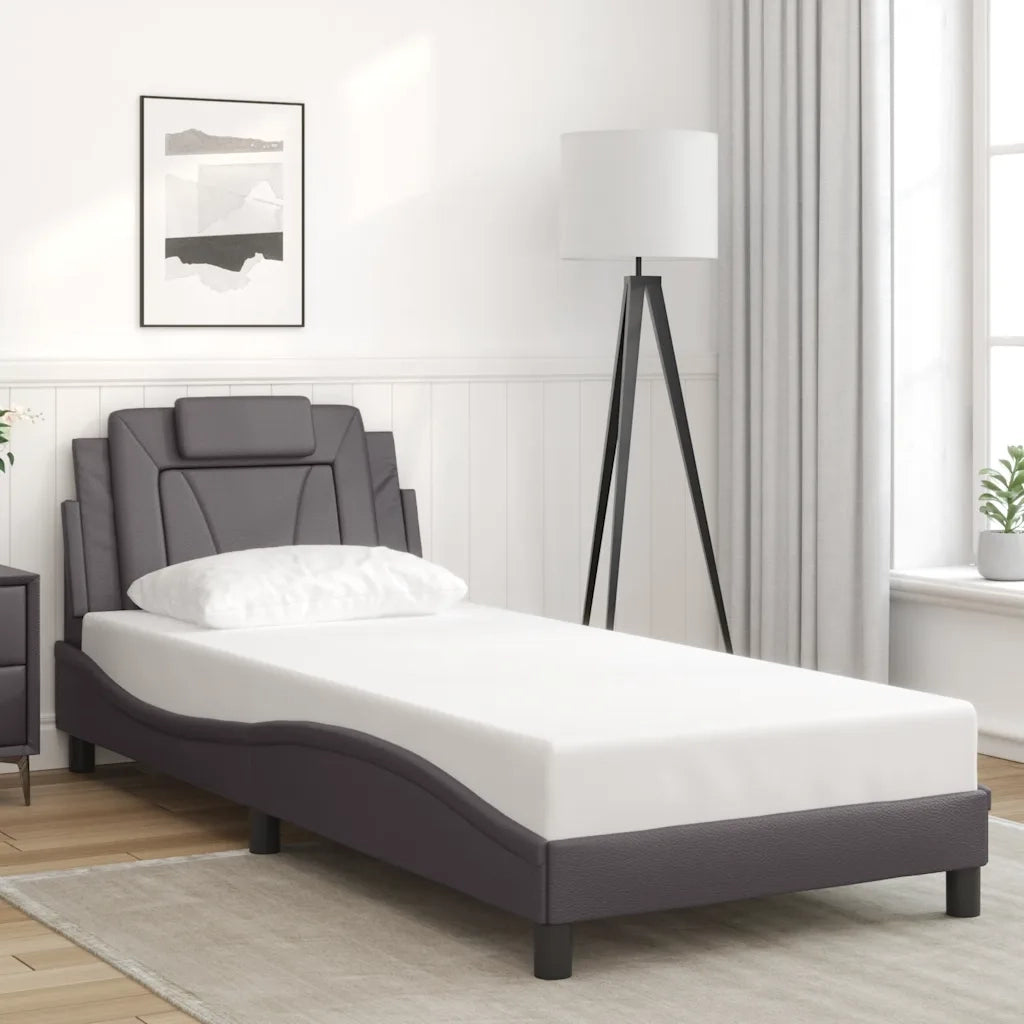 Giroletto Viana senza Materasso Crema 80x200 cm in Similpelle 3208057