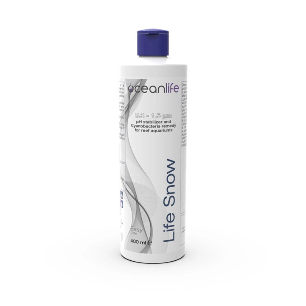 OceanLife Life Snow - miscela di elementi per contrastare le alghe patinose e i cianobatteri in acqua marina Formato: 400 ml