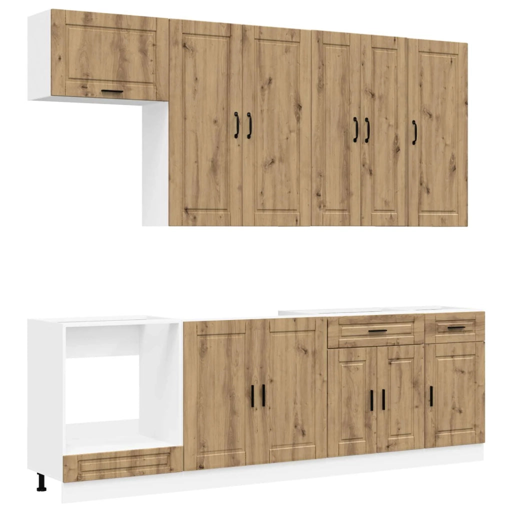 Unità Cucina PORTO 8 pcs Rovere Artigianale 3438172