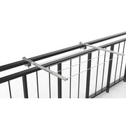 STENDINO X RINGHIERA 712 MINUTEX - ACCIAIO INOX CM 58 CF=PZ 2- 2 confezioni