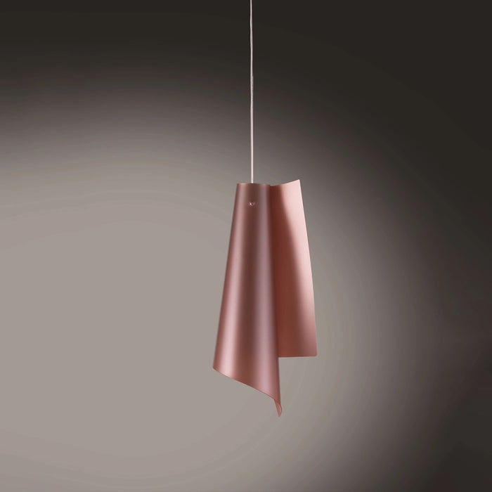 Sospensione Moderna Vela Polilux ® Rame E Metallo Cromo 1 Luce E27