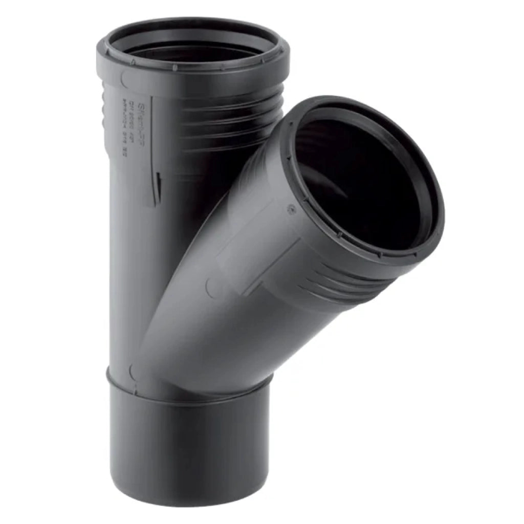 BRAGA 45  ° AD INNESTO IN PP CON GUARNIZIONE SERIE SILENT -  EE ¸75  - GBR