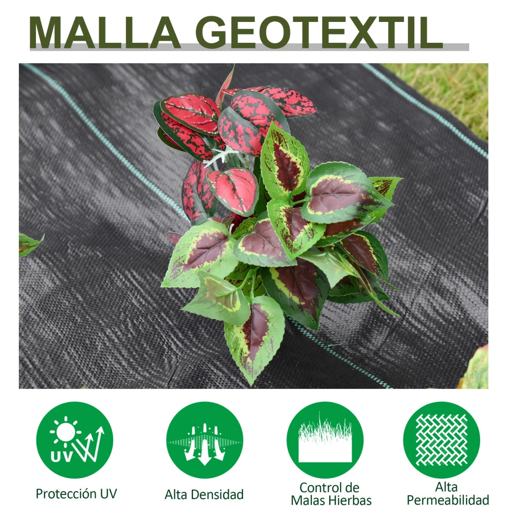 Tessuto Non Tessuto Antialga 1x50 m ¨C zephmum ¨C Nero 100 g/m2