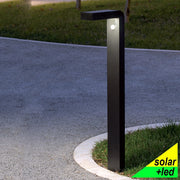 URBAN Paletto Solare LED da Giardino H.60cm Nero 99125 Sovil