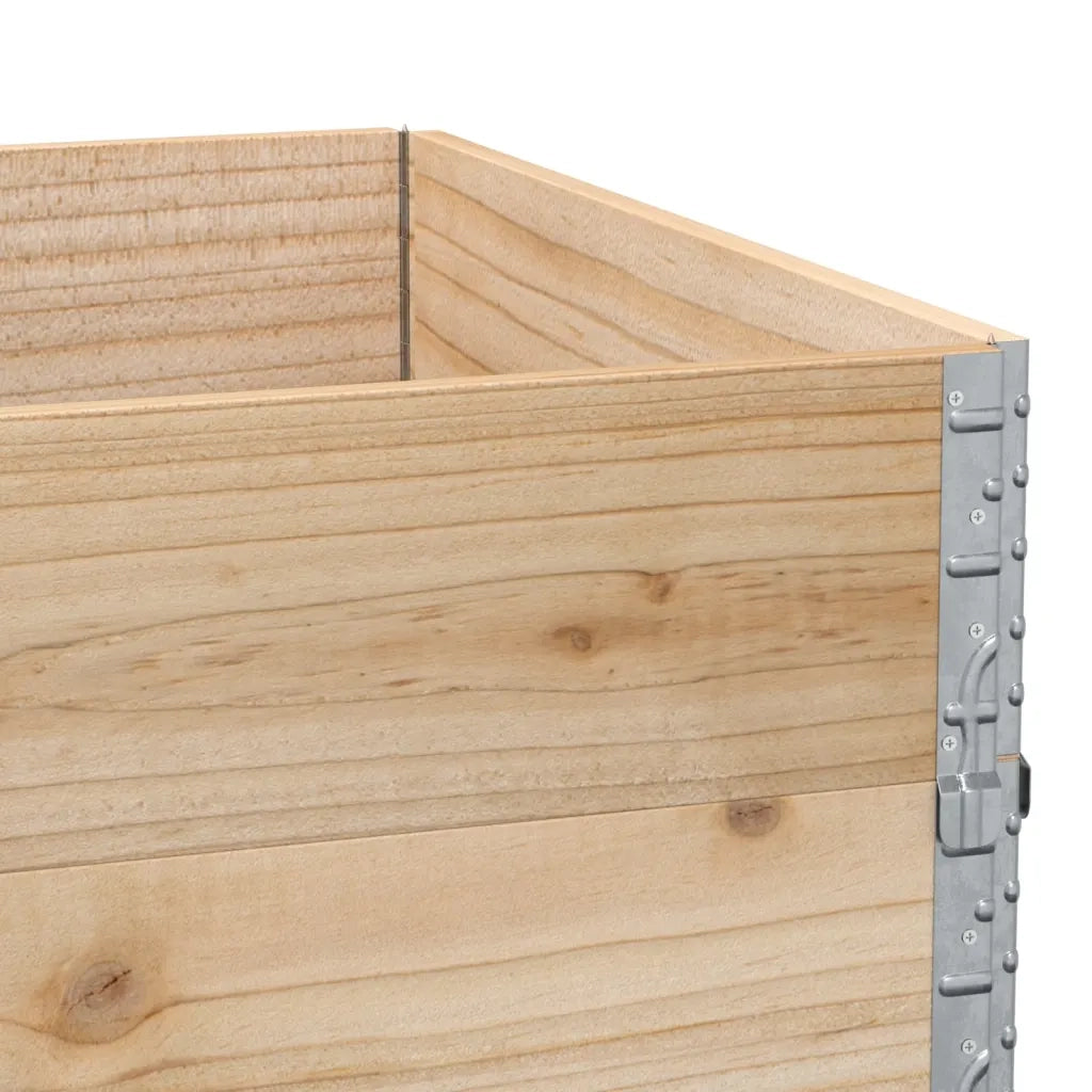 Fioriera da Giardino Marrone 120x80 cm Legno Massello di Pino 3295423