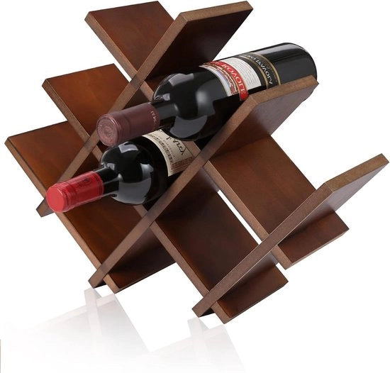 Scaffale per vino in legno per 8 bottiglie - Scaffale per vino per cucina e sala da pranzo - Colore miele 

Modello: 12345
Materiali: Legno
Dimensioni: 40x20x30 cm
Capacità: 8 bottiglie