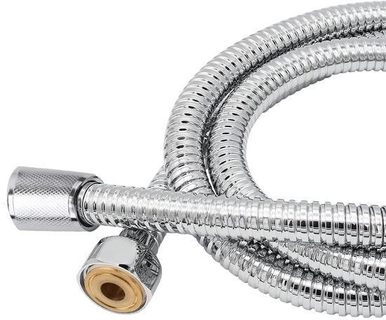Doccia Universale 2M (79") con Connettori in Rame a 1/2 Pollici G1/2, Sostitutivo di Tubo in Acciaio Inossidabile con Finestra di Conformazione Premium