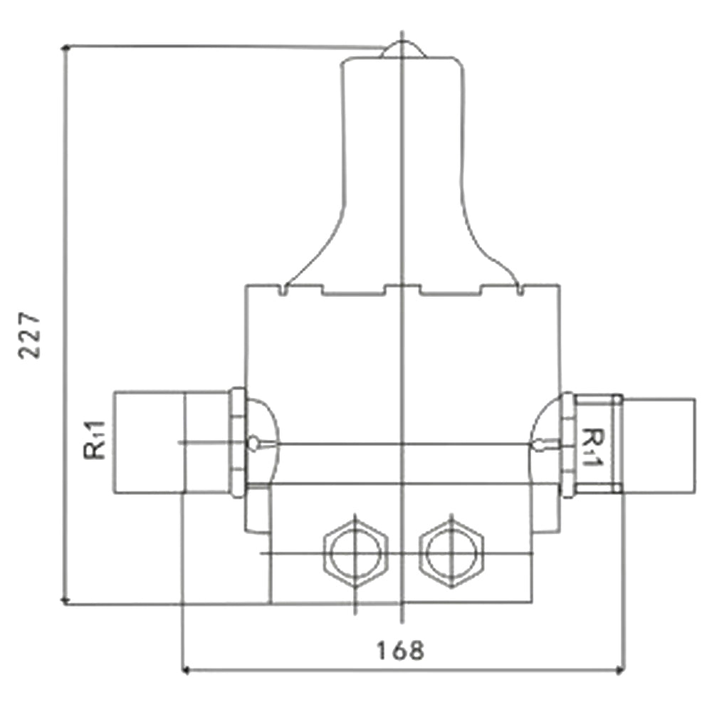 Pressostato SKD-1 230V monofase 10 bar unità di controllo pompa funzionamento a secco, per autoclave