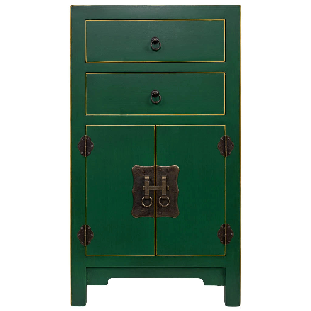 Mobile da ingresso in legno con 2 cassetti e 2 porte 45x26x81