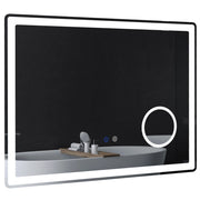 Specchio da Bagno LED con 3x Ingrandimento ¨C zephmum ¨C 80x60 cm