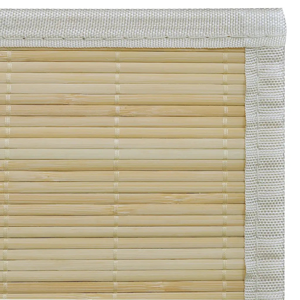 Tappeto del soggiorno | Tappeto Rettangolare in Bamb¨´ Naturale 150 x 200 cm