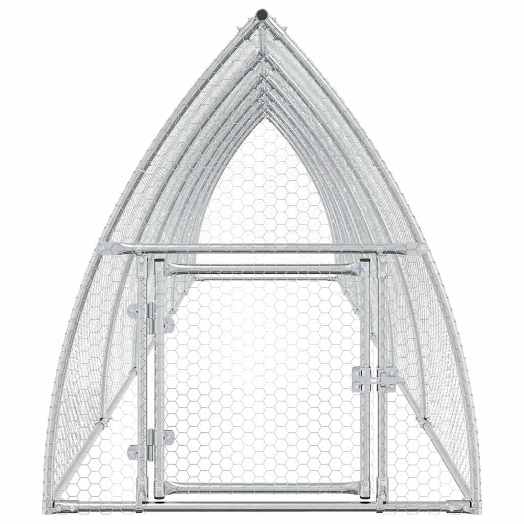 Gabbia per polli Silver 600 x 105 x 120 cm in acciaio zincato Silver 02_0041672