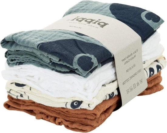 Asciugamani per Bambini in Muslina Organica - Leggero e Assorbente