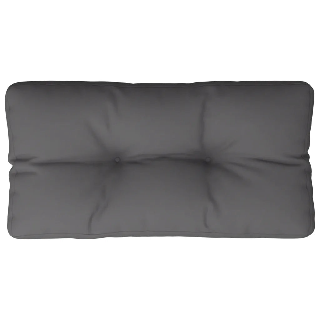 Cuscino per pallet | Cuscini per sedie Antracite 80x40x12 cm in Tessuto