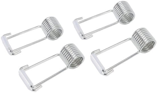 Accessorio per serramenti automaticamente chiudenti - 4 pezzi - Acciaio inossidabile - Installazione semplice - Funzione anti-aderenza - Chiusura serramenti