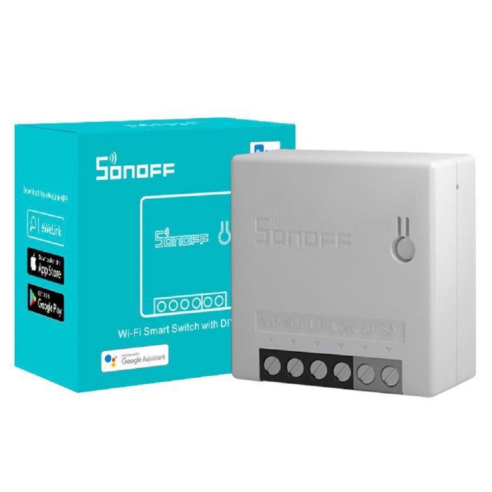 Trade Shop - Interruttore Wifi Smart Home Switch 2 Vie Timer Alexa Google Home Sonoff Mini R2 -
