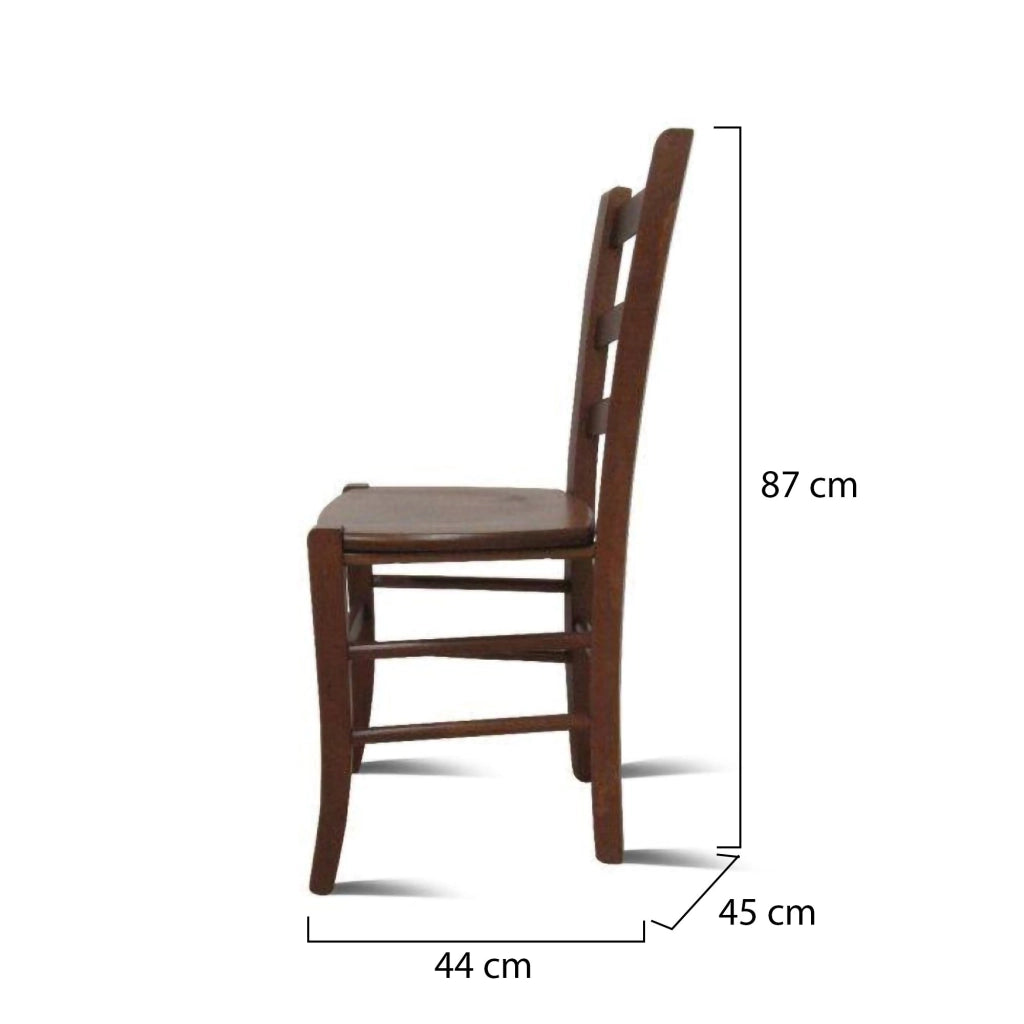 Matelica, Sedia 2 Sedie, Marrone Noce
