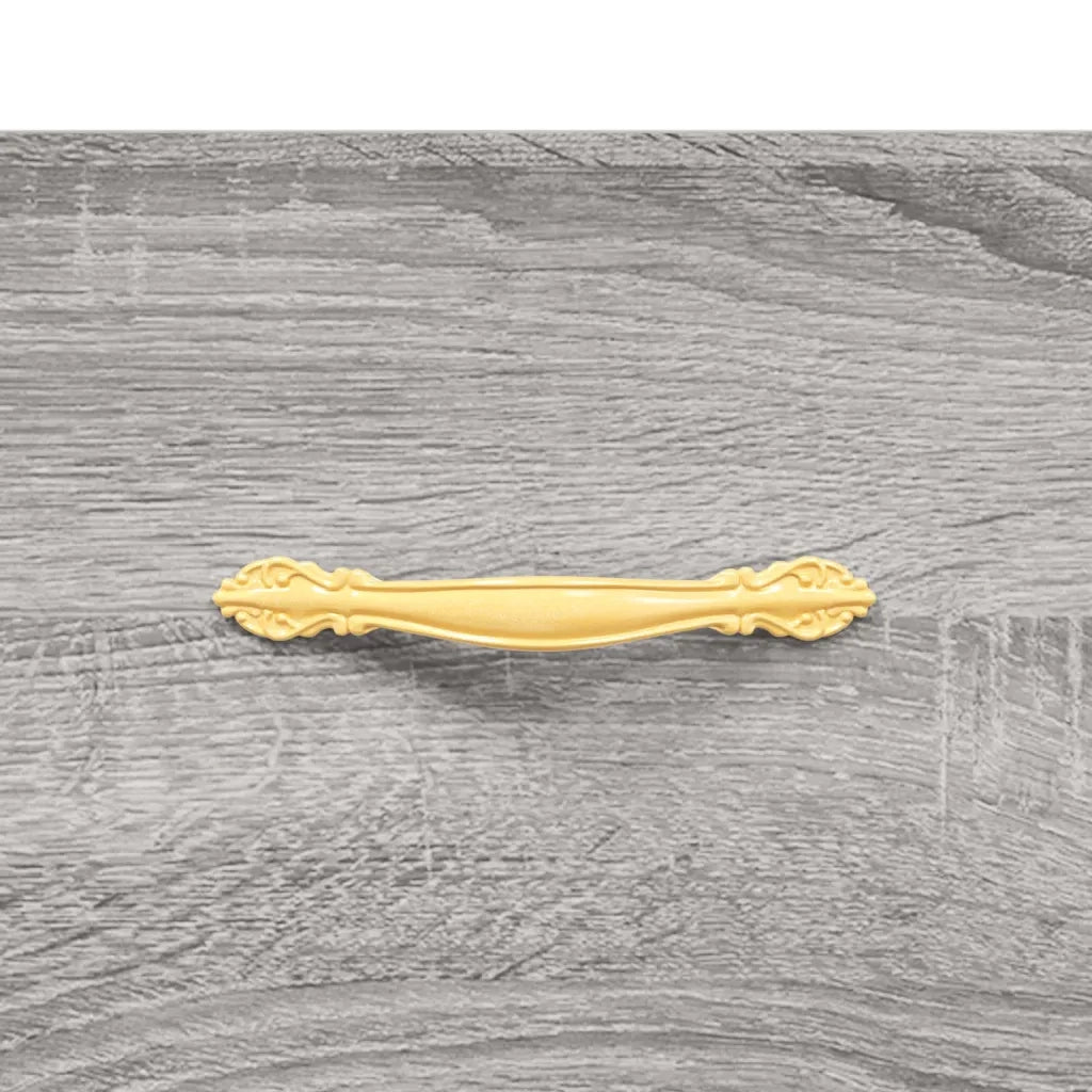 Credenza Grigio Sonoma 69,5x31x115 cm in Legno Multistrato 828282