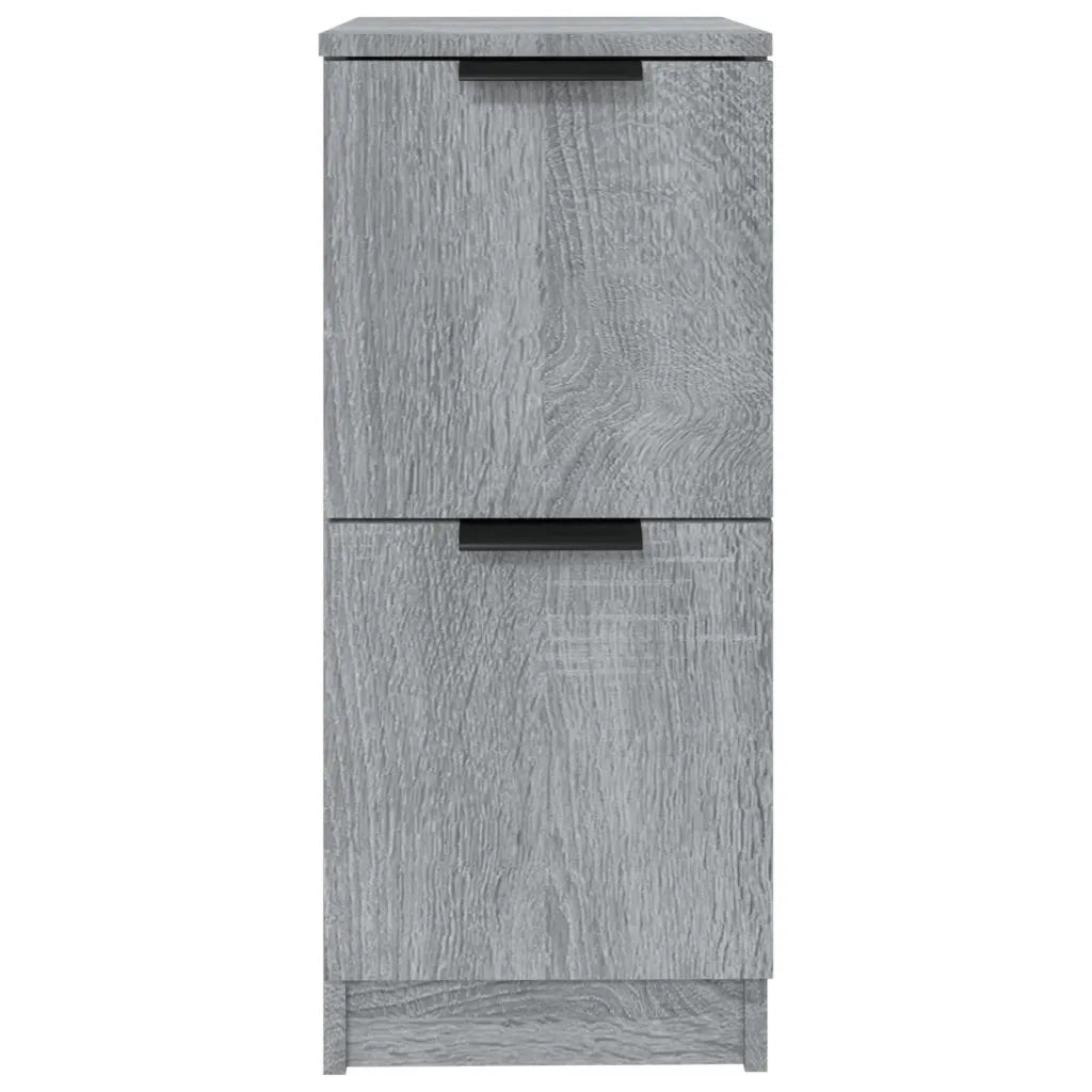 Credenze 2 pz Grigio Sonoma 30x30x70 cm in Legno Multistrato 817021