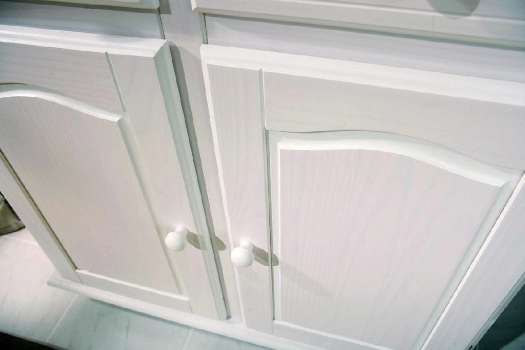 Madia Quadri, Credenza 2 Cassetti, 88x32x198h cm Bianco